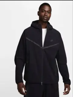 NIKE Tech Fleece フルジップパーカー ブラックのサムネイル