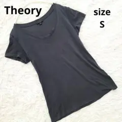 Theory/セオリーシンプルラウンドネック半袖TシャツピタT薄手カットソーのサムネイル