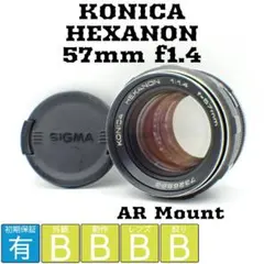 【並品】KONICA HEXANON 57mm f1.4 コニカARマウントのサムネイル
