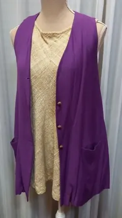 Sybillaシビラ　紫色ロングベストのサムネイル