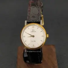 【E】保証書等付属品有　オメガOMEGA De Ville 手巻き時計（不動）