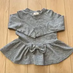 kate spade グレー 長袖カットソー 120 リボンつき