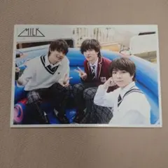 M!LK 佐野勇斗 吉田仁人 塩﨑太智 生写真 M!LK学園 Jewel