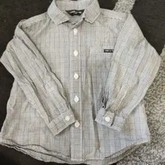 COMME CA ISM チェック柄長袖シャツ 90cm