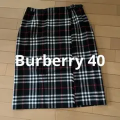 Burberry ノバチェック ラップスカート 巻きスカート　40のサムネイル