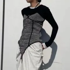 未使用 店頭完売品 メゾンスペシャル シャーリング キャミソール Ruffle Shirring Camisole
