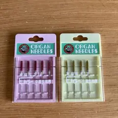 オルガン針 ミシン針 2種セット ORGAN NEEDLES 裁縫 ハンドメイド