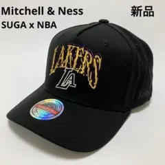 新品 ミッチェル＆ネス キャップ 帽子 NBA レイカーズ BTS メンズ 黒