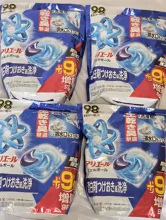 アリエール ジェルボール 部屋干し&スポーツ 98個×4袋 計392 - メルカリ
