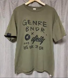 GENRE BNDR × DJcity 日本製 tシャツ