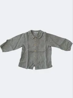 familiarチェック柄シャツ 80cm