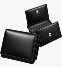三つ折り財布 本革100% ミニ財布 ミニウォレット 財布 メンズ 小銭