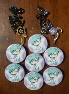 うたプリ　美風藍　チャーム　缶バッチ