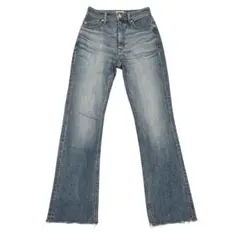 美品 yanuk 23 セミフレアストレッチデニムパンツ 57111320 - メルカリ