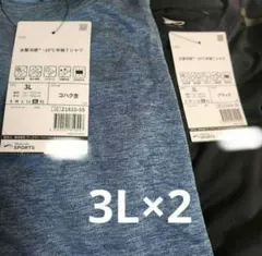 新品ワークマン 氷撃冷感 -10℃ 半袖Tシャツ 3L ×2