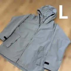 nano universe ナノユニバース ナイロンジャケット L フード付き