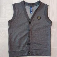 ELFINDOOL グレー Vネックベスト 120