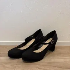 ESPERANZA ブラックハイヒール 24.5cm