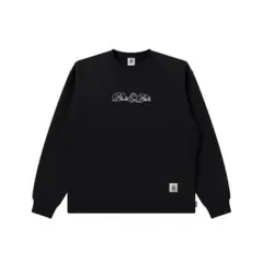 SERPENTINE SCRIPT CREW SWEAT BLACK XL