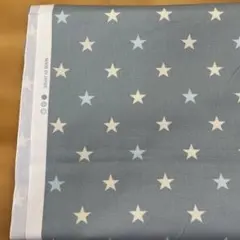オックス生地　星柄　ハギレ