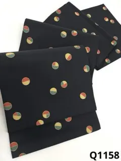 織楽浅野　袋帯　彩唐花文　タレ無地仕立て　変更も可能　黒　グレー　長め 楽天市場】【10/18 20:00-☆創業50周年SALE】【織楽浅野】西陣織