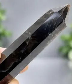 天然石 モリオン（黒水晶）ポイント★タワー★六角柱