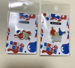 ミャクミャク コミャク ピンバッジ こみゃく 万博 青 赤 セット - メルカリ