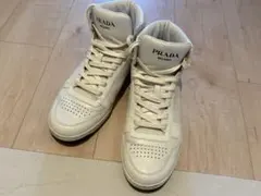 PRADA ハイカットスニーカー ホワイトのサムネイル