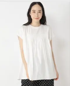 【美品】スタディオクリップ シャーリングドッキングプルオーバーフレンチスリーブFのサムネイル