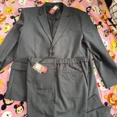 【大きいサイズ】ダークグレー ビジネススーツ 上下セット　4L 新品