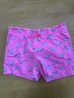 H&M スイカ柄 ハーフパンツ 122/128