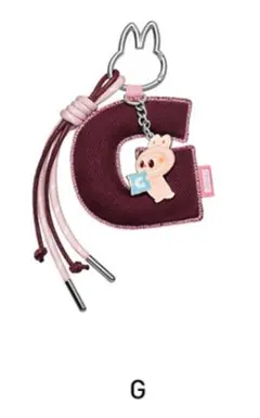 PIN FOR LOVE イニシャル　G POPMART ラブブ