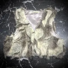 y2k archive Fairy Grungeファーベスト White - メルカリ