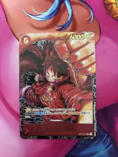 ワンピースカード 新時代の主役 ルフィ SRパラレル 尾田栄一郎描き