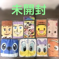 【新品・未開封】ディズニー ミニタオル 9枚セット（ウッディ、ニモ、ミッキー 他