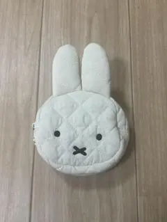 スタディオクリップ ミッフィー シルエット ポーチ アイボリー キルト