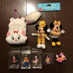 ディズニー ぬいぐるみ ストラップ ポーチ チョロQ キーホルダー セット