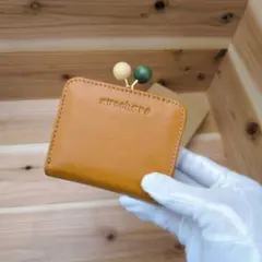 Zucchero 短財布　ズッケロ　牛革　レディース　未使用　新品　がま口　箱