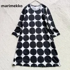 レディース マリメッコ marimekko プケッティ 黒 ワンピース 38 - メルカリ