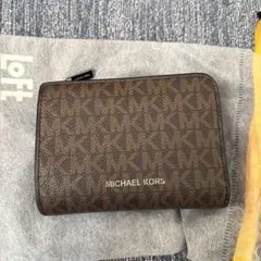 な*)様 MICHAEL KORS 二つ折り財布 ブラウン