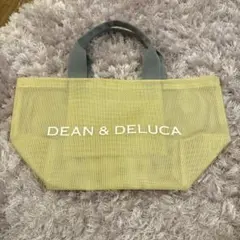 DEAN&DELUCA メッシュ シトラスイエロー 2023 S トートバッグ
