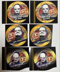 ゴールデンカムイ　鶴見篤四郎　バースデイ缶バッジステッカー・⑥枚