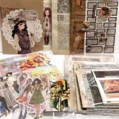 おすそ分け♡ コラージュ素材・シール