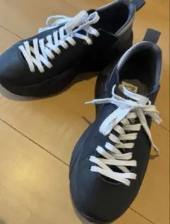 【激レア】オニツカタイガー P-TRAINER 黒 レザー 厚底スニーカー