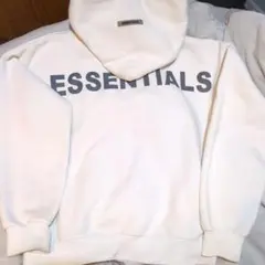 ESSENTIALS パーカー ホワイト Sサイズ