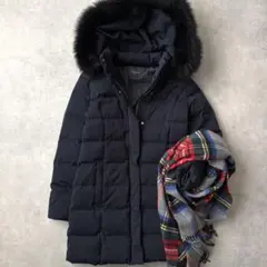 美品✨ デミルクス ビームス BEAMS ダウンコート ロング 紺 ネイビー