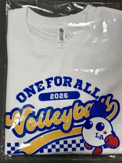 LAバボちゃん　ONE FOR ALL 2026 Tシャツ ホワイト L