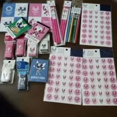 東京オリンピックメモ帳　文房具　学習シール　小学生文房具　かわいい消しゴム　鉛筆のサムネイル