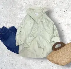 極美品＊ビアズリー FRIPIERサイドスリットシャツ とろみシャツ