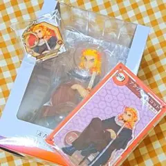 鬼滅の刃 煉獄 AGFノンスケールフィギュア他3点セット